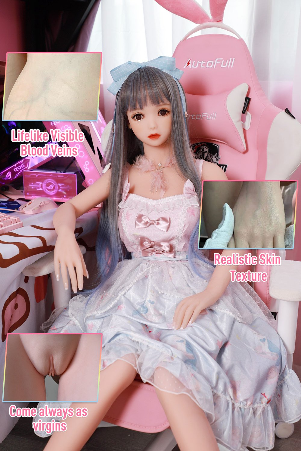 June- Realistic Silicone Cosplay Anime Sex Doll (158cm) | Rose Adult Shop