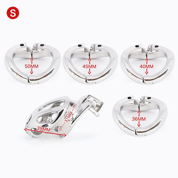 Next Generation locking chastity cage - Steel