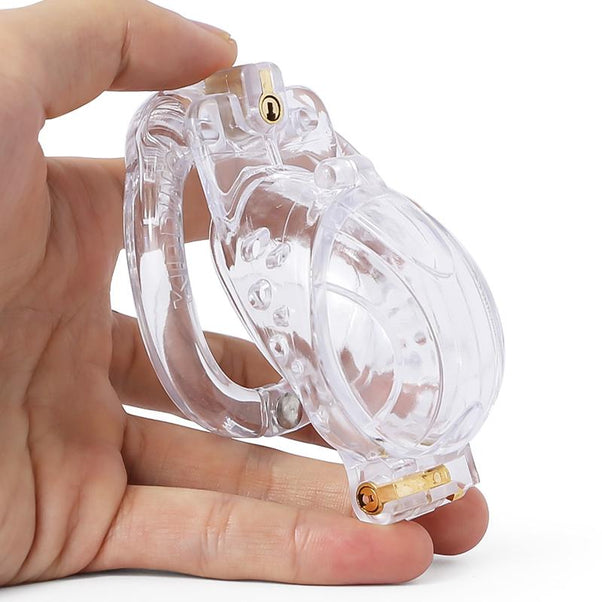 No-Pee Chastity Cage / Interchangeable cage tubes