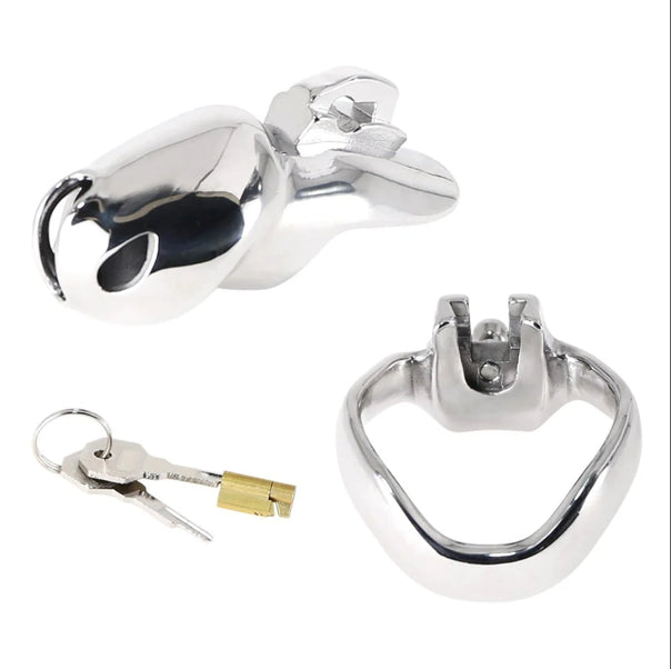 HOT HTV4 STEEL WITH CHAIN / CHASTITY ON LEASH