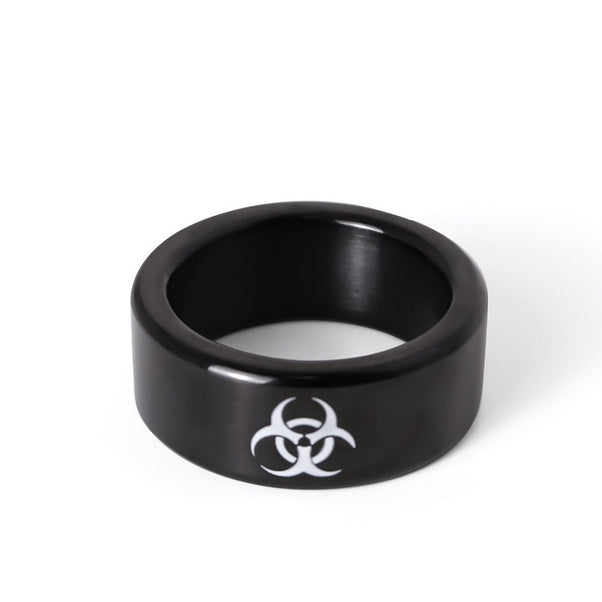 BIOHAZARD GLANS RING MALE CHASTITY DEVICE