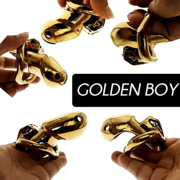 Golden Boy HTV3 - Titanium Gold Chastity