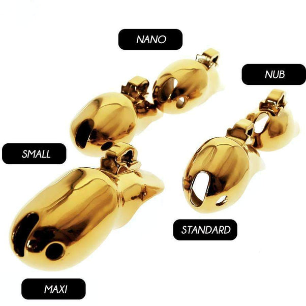 Golden Boy HTV3 - Titanium Gold Chastity