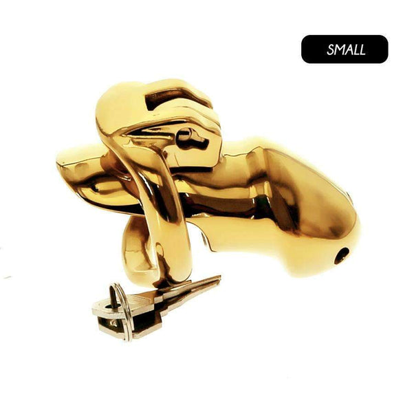 Golden Boy HTV3 - Titanium Gold Chastity