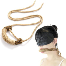 Load image into Gallery viewer, Shibari rope gag - BDSM bite gag with rope tie - Handmade Bondage toy Sex Toys -lovershop01
