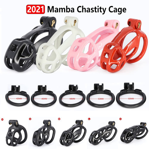 MAMBA CHASTITY CAGE - STANDARD SIZES CHASTITY DEVICE Sex Toys -lovershop01